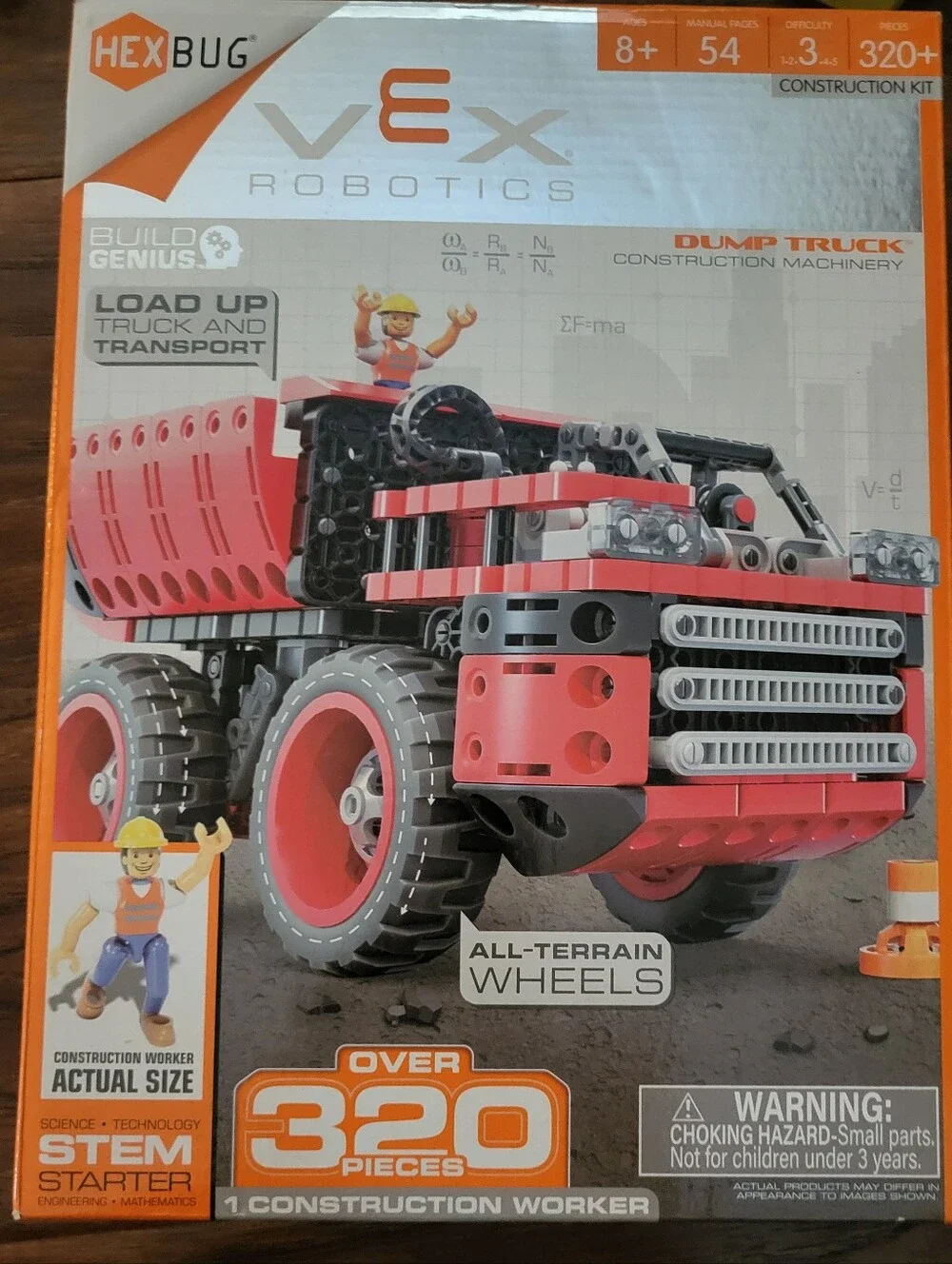 VEX Robotics Red Dump Truck Construction Kit STEM Kit